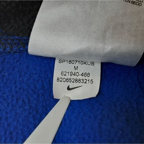 Nike Baseball Sweatshirt/Hooded Blue/Black Color Size M - Picture 7 of 8